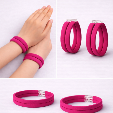 Bransolety na ręce - FUKSJA